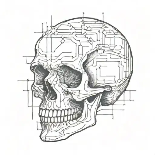 Glitching Skull Herretic