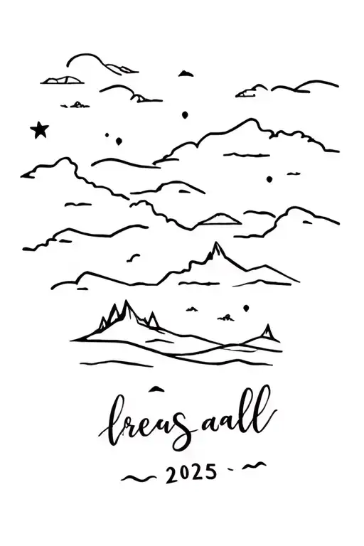 Small Travel Themed Tattoo 2025