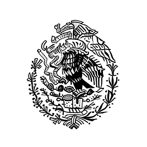 Mexican And Colombian Flag