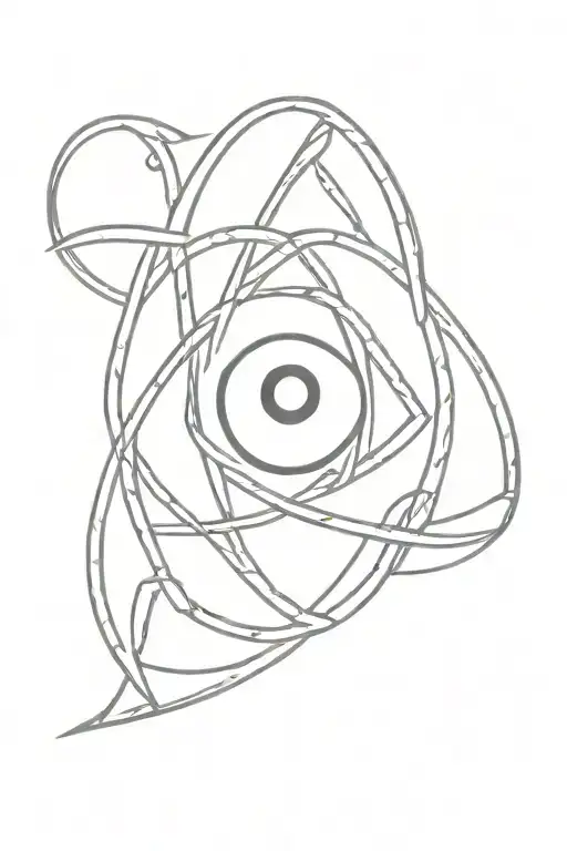 Celtic Knot Evil Eye Symbol Integrated