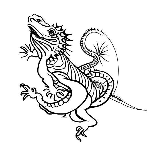 Australian Water Dragon