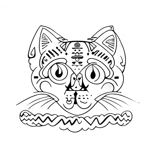 Cat Body Tatoo For A Couple