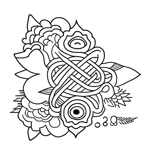 Friends Group Of Six People Tattoo Idea