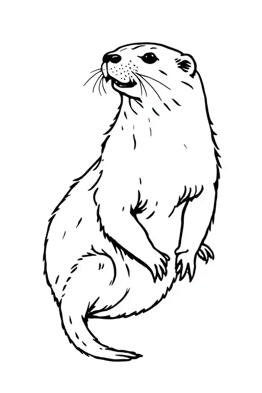 Cowboy Otter Full Body