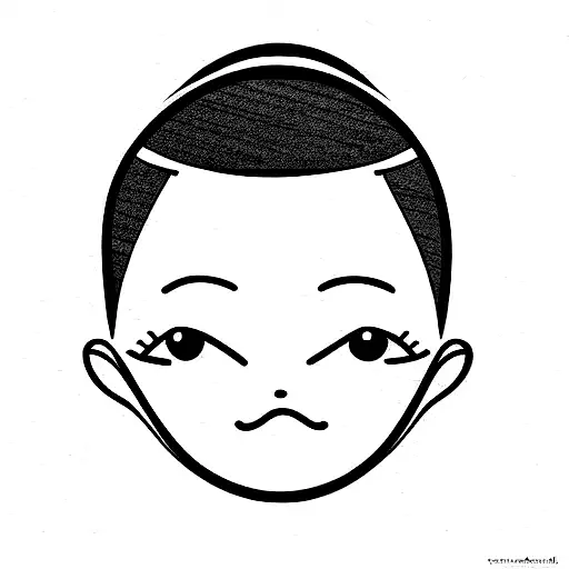 Toddler Girl And Baby Boy Forehead To Forhead