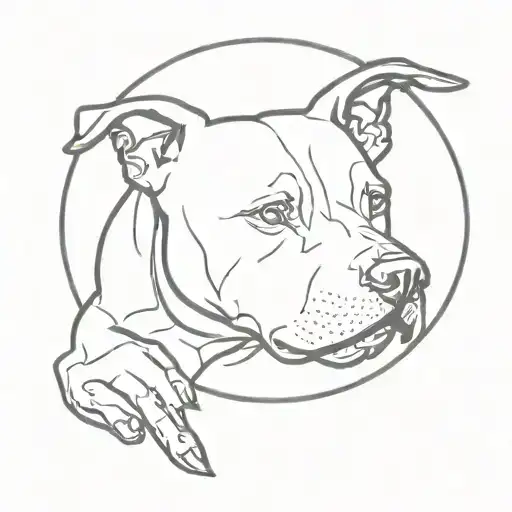 Pitbull Frisbee
