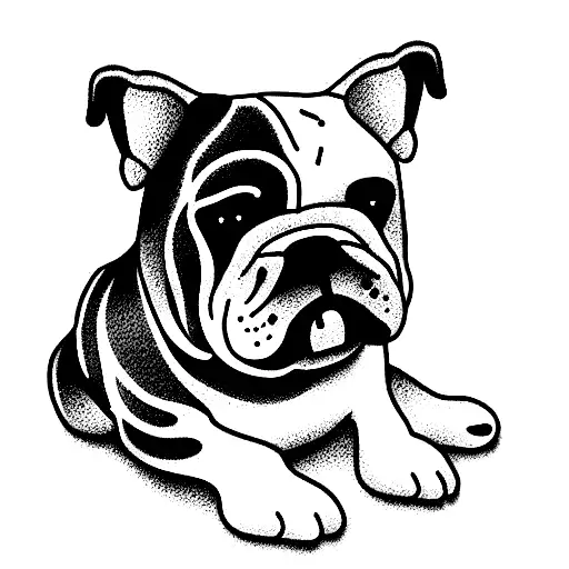 English Bulldog And Himalayan Cat And Collie Dog Friends