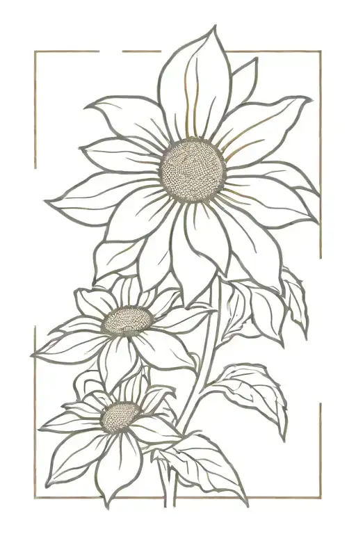 Brown Eyed Susan Spelled Sunflower