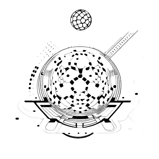 Combine The Elements Of Handball And Leo In A Minimalist Design