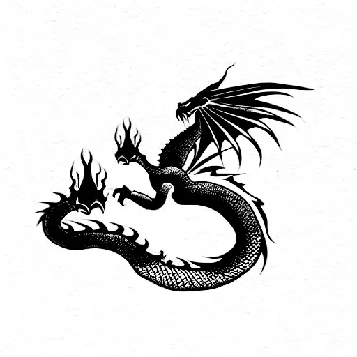 Full Dragon With Long Tail
