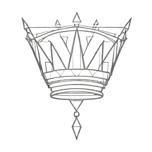 Three Red Shapes That Look Like A Crown