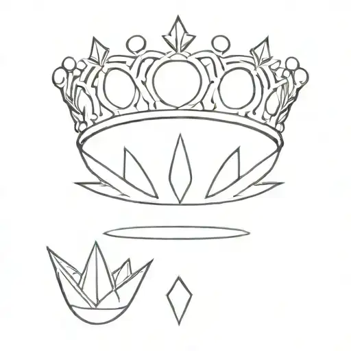 3 Shapes Arranged Into A Crown Like Formation