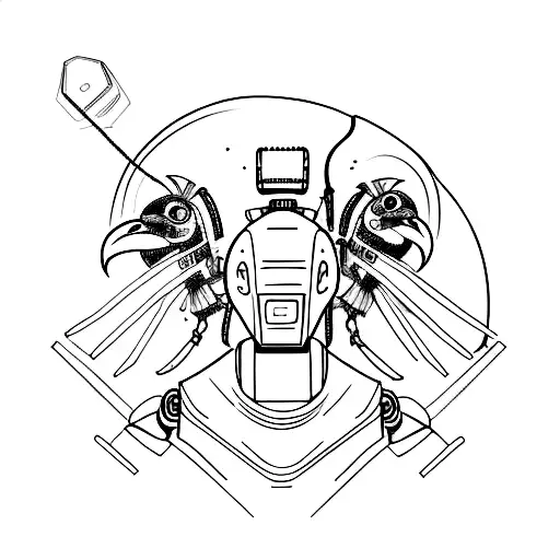 Robotik Raven From The Side
