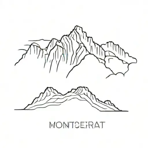 Montserrat Mountain Landscape