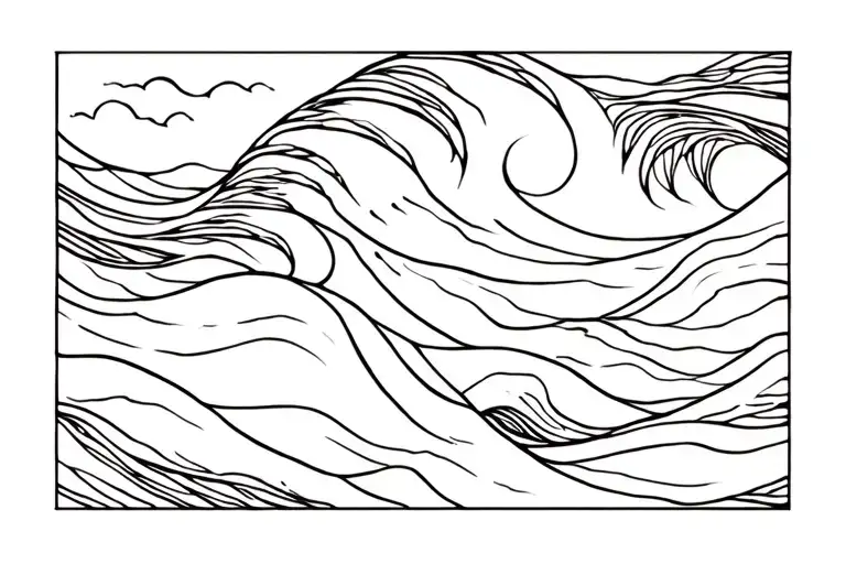 Murlin Ocean Waves Crashing In The Background