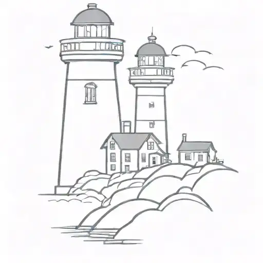 Monster Lurking Around Lighthouse