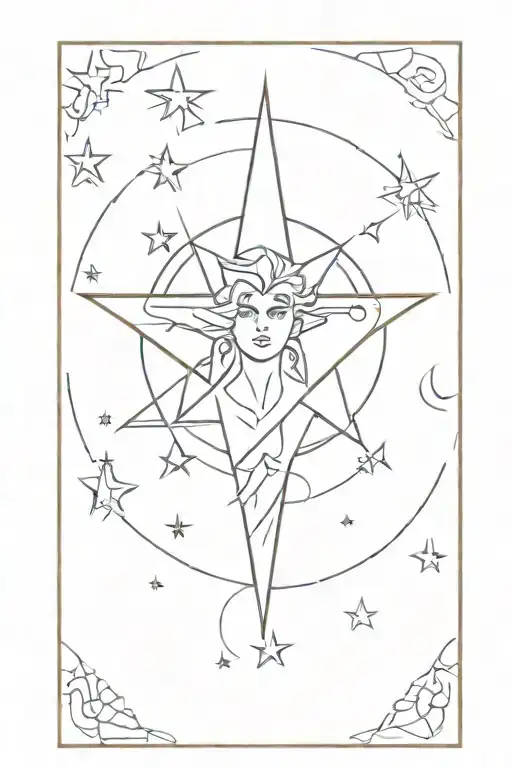 The Star Tarot Card Jojo Bizarre Adventures