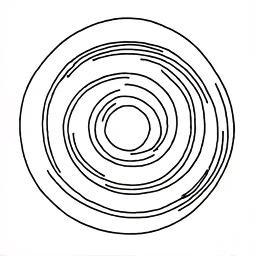 Trippy Abstract Lineart