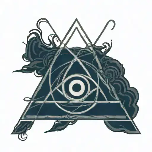 Trinity Knot Celtic With Evil Eye Symbol