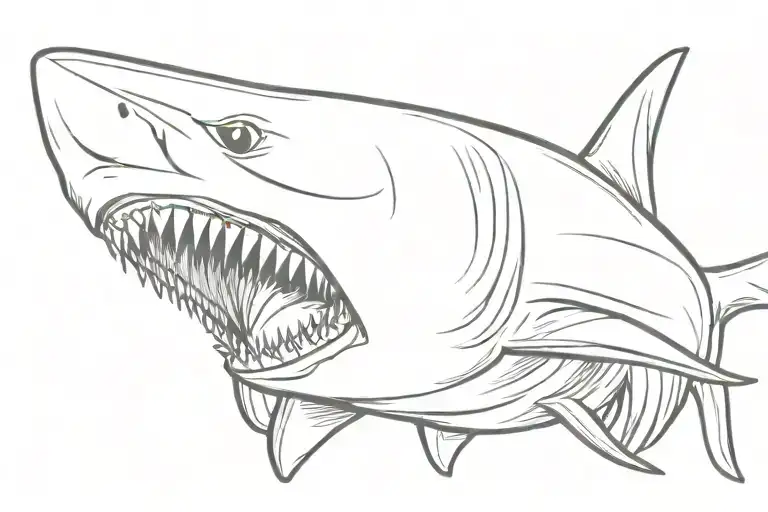 Shark With Open Mouth
