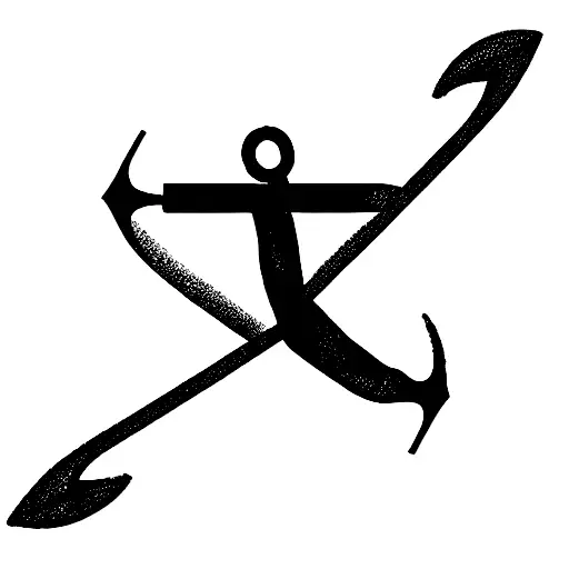 Infinity Symbol With Anchor