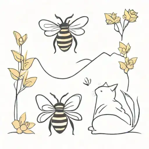 Bee And Cat