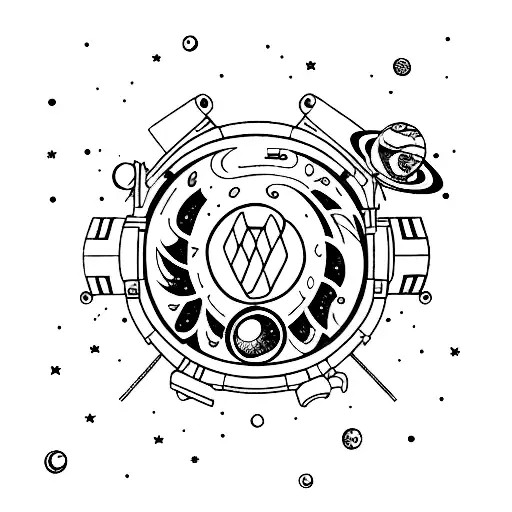 Space Galaxy Symetrical