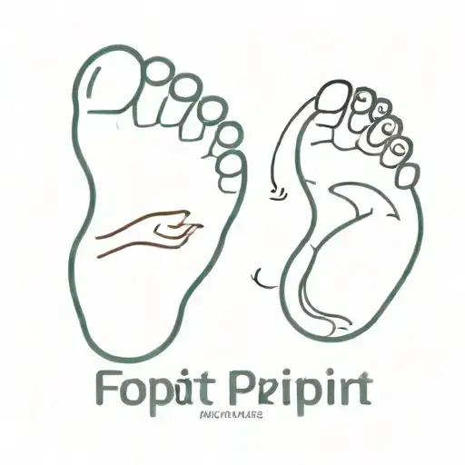 Footprint With Date And Name