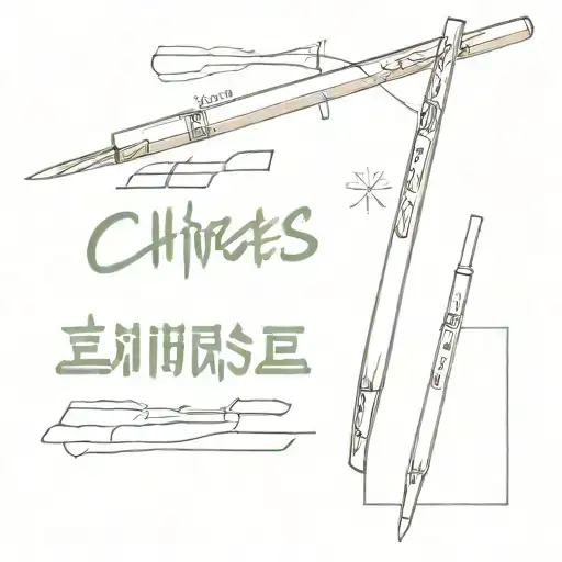 Chinese Chopsticks For Edv With The Inscription Soft Box