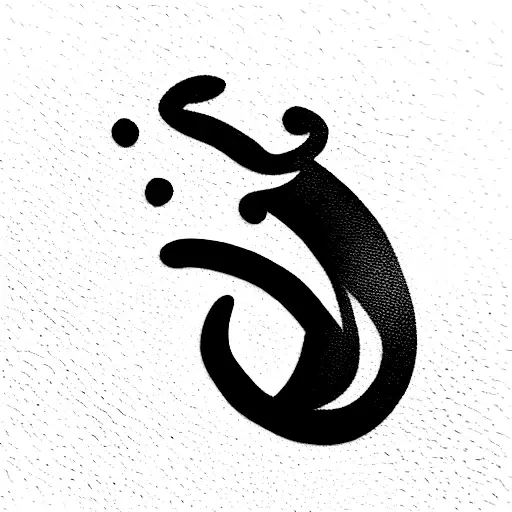 Line Tattoo Representing Someone With Different Way Of Thinking