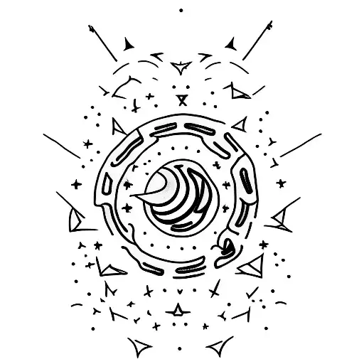 A Minimalist Tattoo Of A Shooting Star With The Phrase 'I Am Enough' As A Reminder Of Self-worth