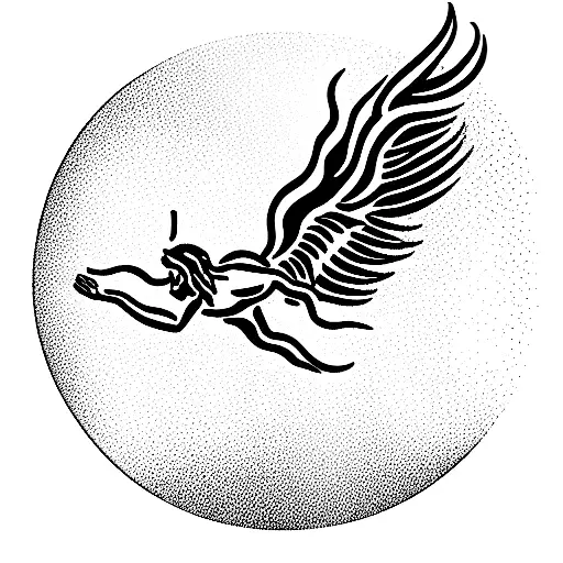 Icarus Falling Out Of A Sun