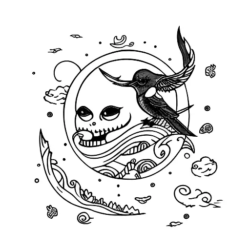 Moon Bluebird Pirate