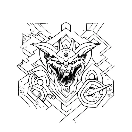 Combine Elements Of Gaming And Mythology In A Tattoo Design