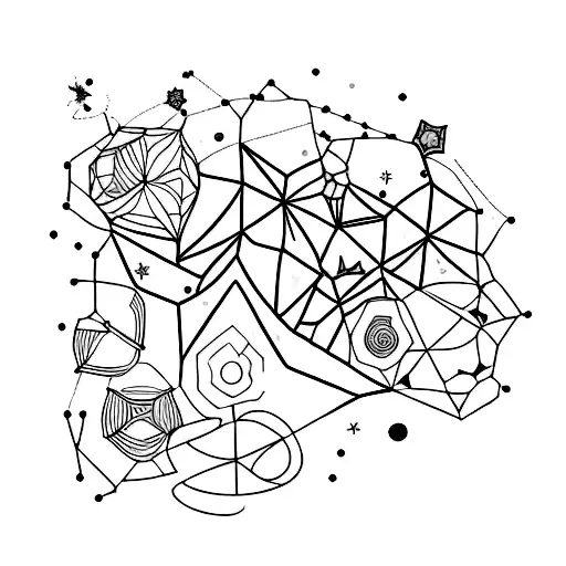 An Open Book With Pages Made Of Constellations