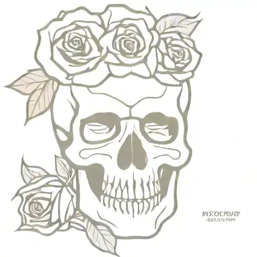 Skull And Roses
