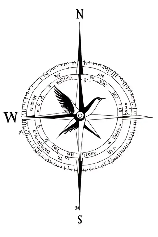 Bird Compass Map
