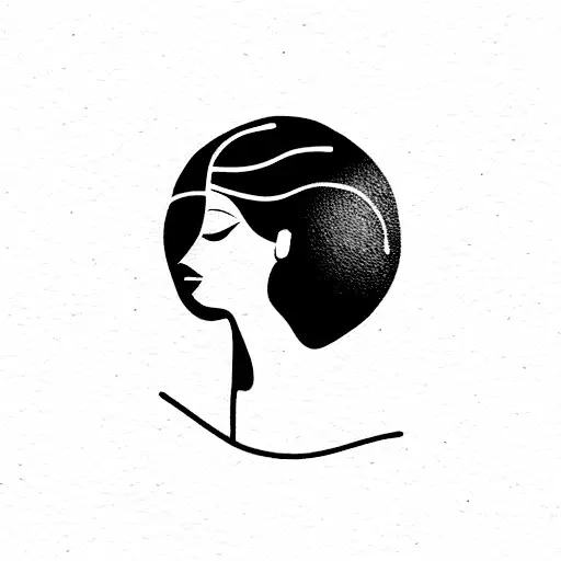 Nordic Woman Silhouette