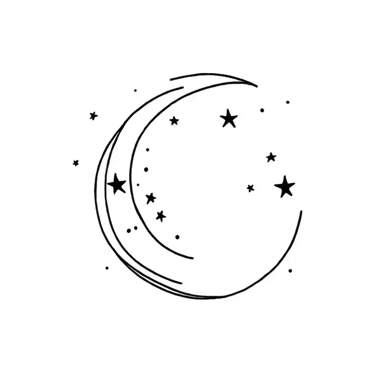 Moon And Stars
