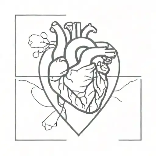 A Human Heart With A Love Heart Missing In The Middle