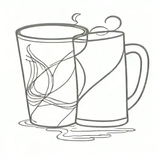 Coffee Mug Clinking Together