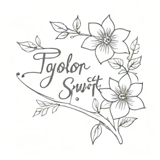 Floral Book Taylor Swift Lyrics