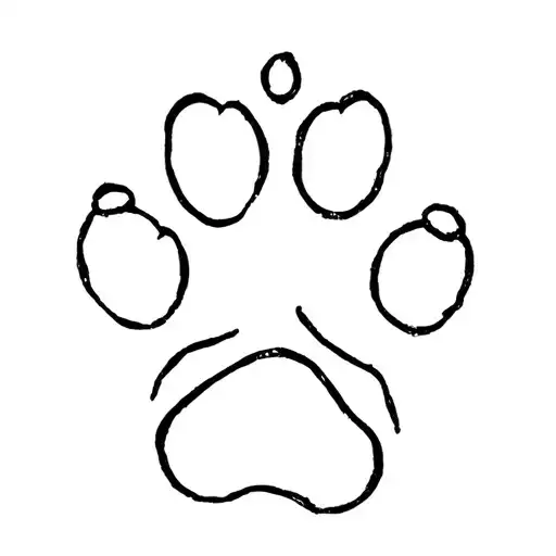 Dog Paw Print