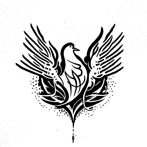 Promethus With Fire And Small Eagle Tearing Out His Liver