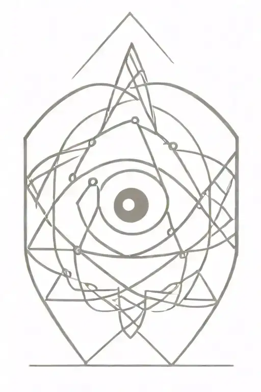 Celtic Knot Evil Eye Symbol Integrated