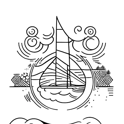 Island Of Mallorca Fine Line