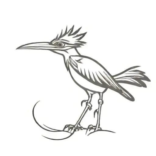 The Roadrunner Cartoon Character