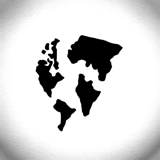 The Word Ubuntu In The Shape Of Africa Map