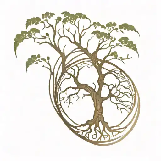 World Tree With Roots