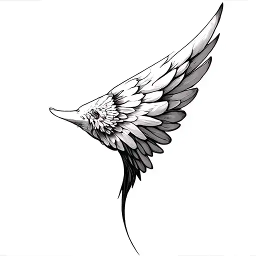 Realism Wing In Foream Combined With Conceptual